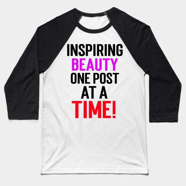 Beauty bloggers inspire with posts Baseball T-Shirt by Hermit-Appeal